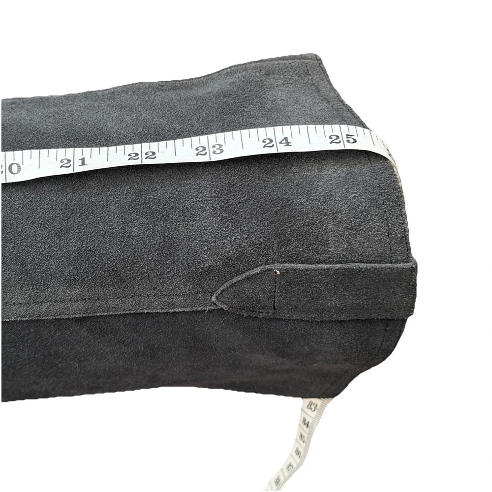 Corso Como Over Knee Boots Gray Suede Size 9.5 Classic Old Money Prep Minimalist